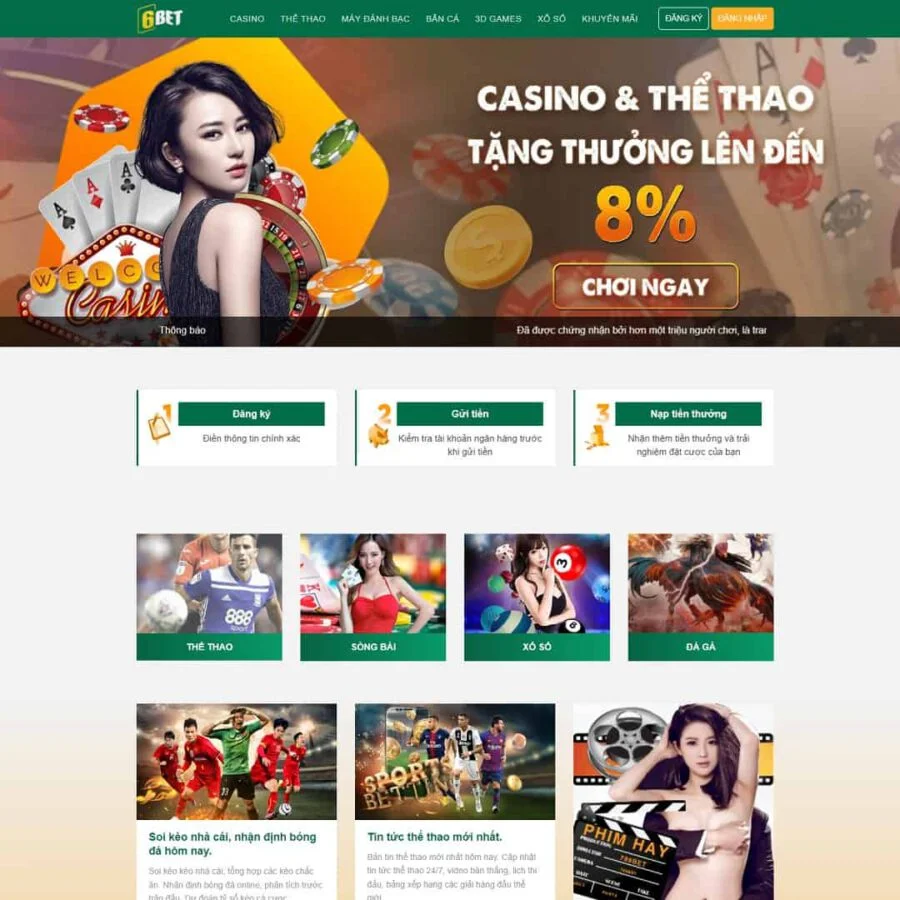 Mẫu website Kubet, Casino, Poker 05